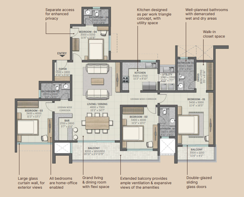 Layout Floor plan